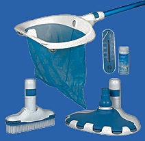 Manual pool cleaning kit